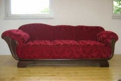 Restaurierung eines Sofa`s von 1935, Bezug: Mohair